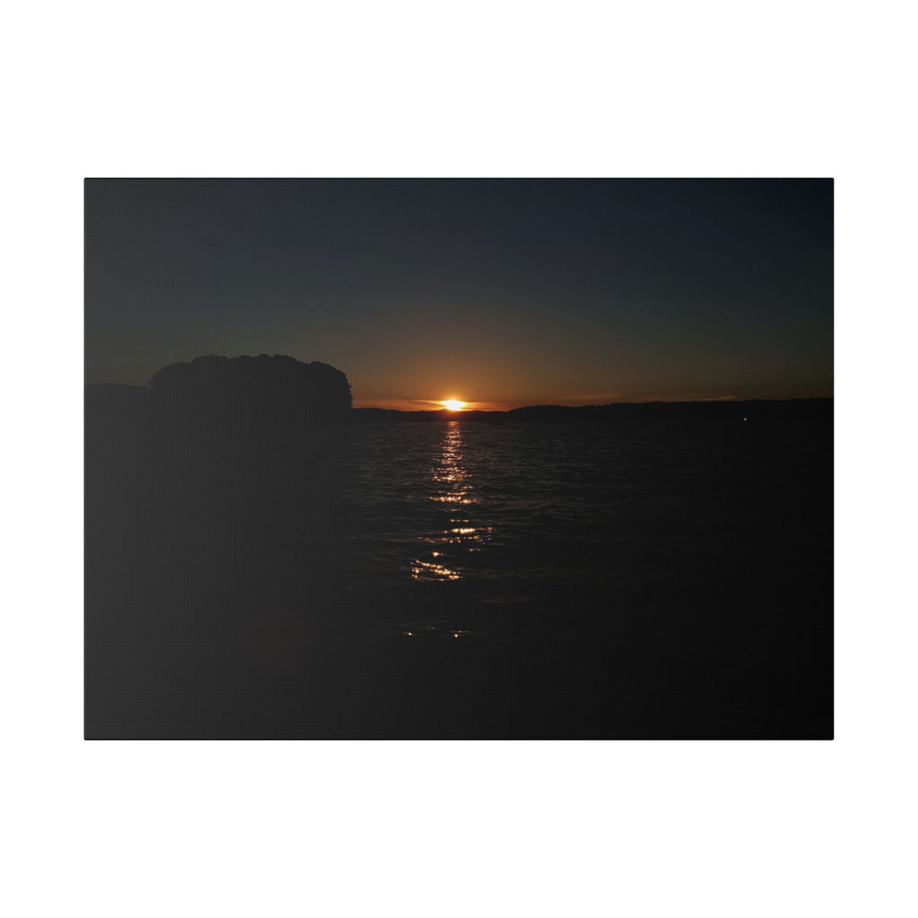 Classic Stretched Canvas - Sunset on Lake Alatoona
