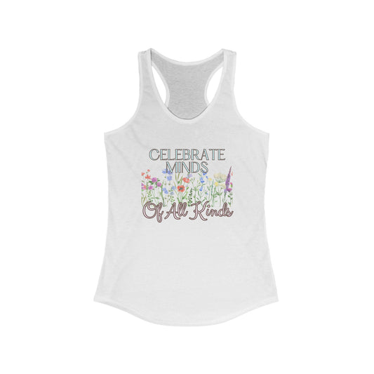 Women's Ideal Racerback Tank - Minds of All Kinds